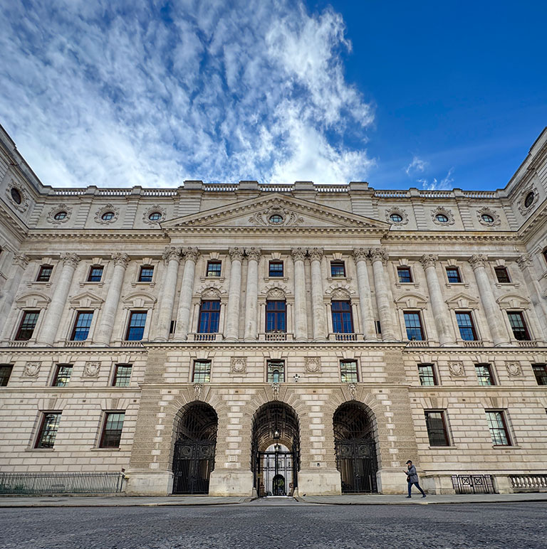 Photo of HM Treasury in Whitehall